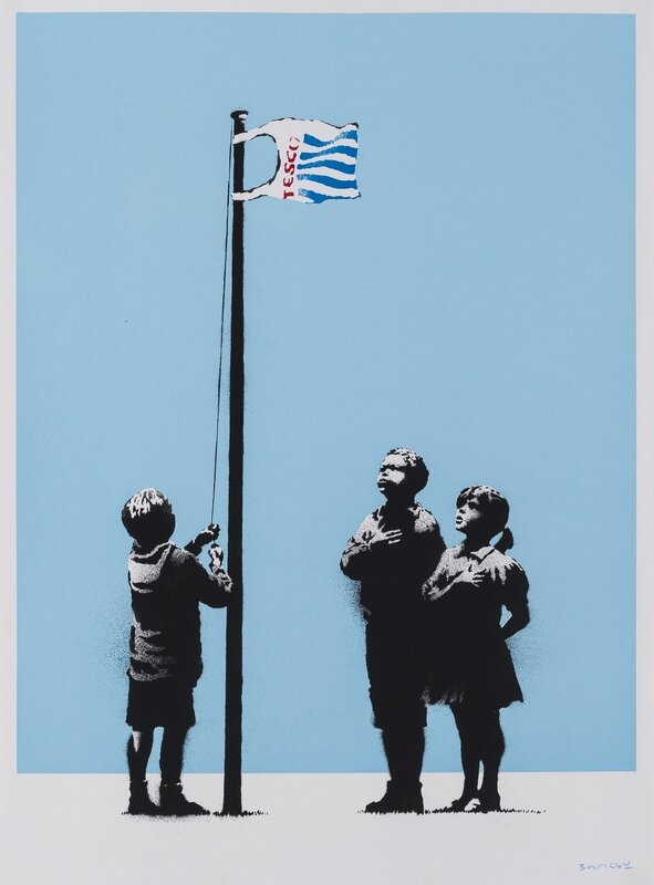 Banksy, ‘Very Little Helps (Signed)’, 2008, Print, Screenprint in colours, Forum Auctions