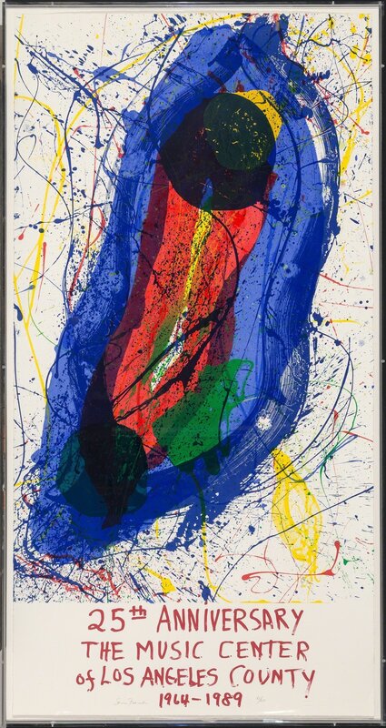 Sam Francis, ‘Untitled (25th Anniversary of the Music Center of Los Angeles County)’, 1988, Print, Screenprint in colors on PTI Supra paper, Heritage Auctions