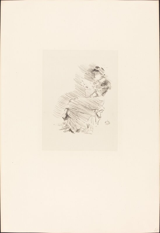 ‘Reading’, 1879, Print, Lithograph in black on chine collé, National Gallery of Art, Washington, D.C.