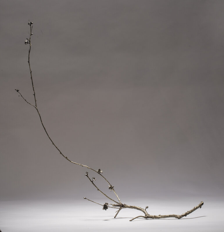 Cai Zhisong 蔡志松, ‘Winter Sweet No. 12  咏梅·12#’, 2019, Sculpture, White Copper, Linda Gallery
