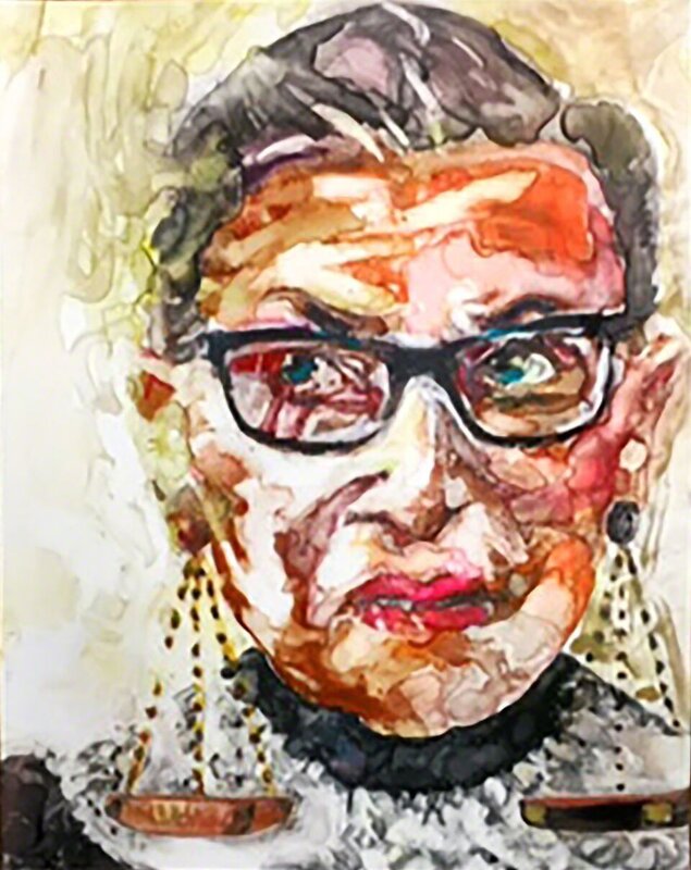 Patty Rooney, ‘RGB Study (RIPE Series)’, 2017, Painting, Watercolor on Yupo, Ro2 Art