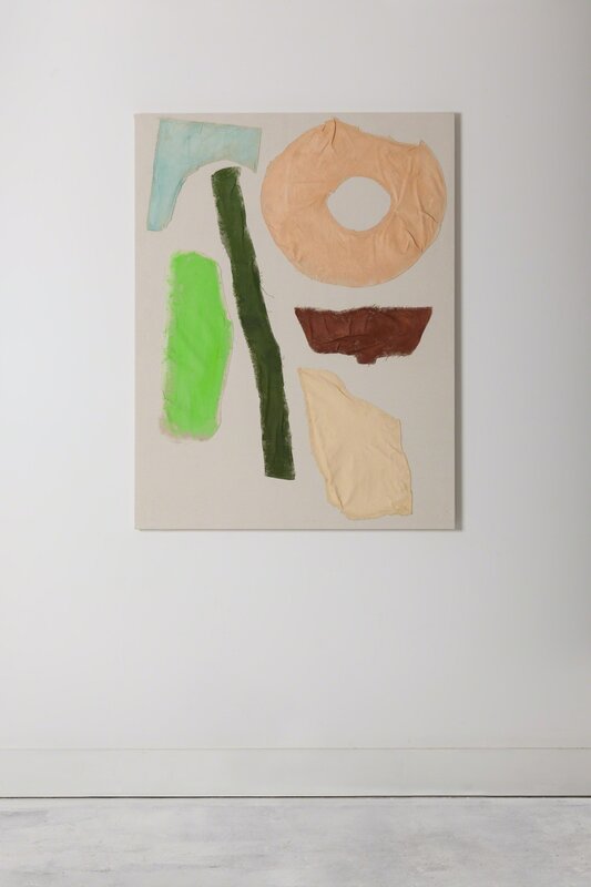 Scarlett Bowman, ‘Doughnuts, dustpan, marble, wood’, 2017, Mixed Media, Acrylic and Oil on Canvas, The Dot Project