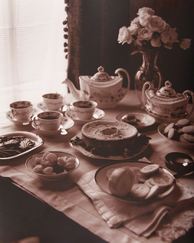 John Dugdale, ‘Pink Luster Ware Tea’, 1996, Photography, Toned silver gelatin photograph, Holden Luntz Gallery