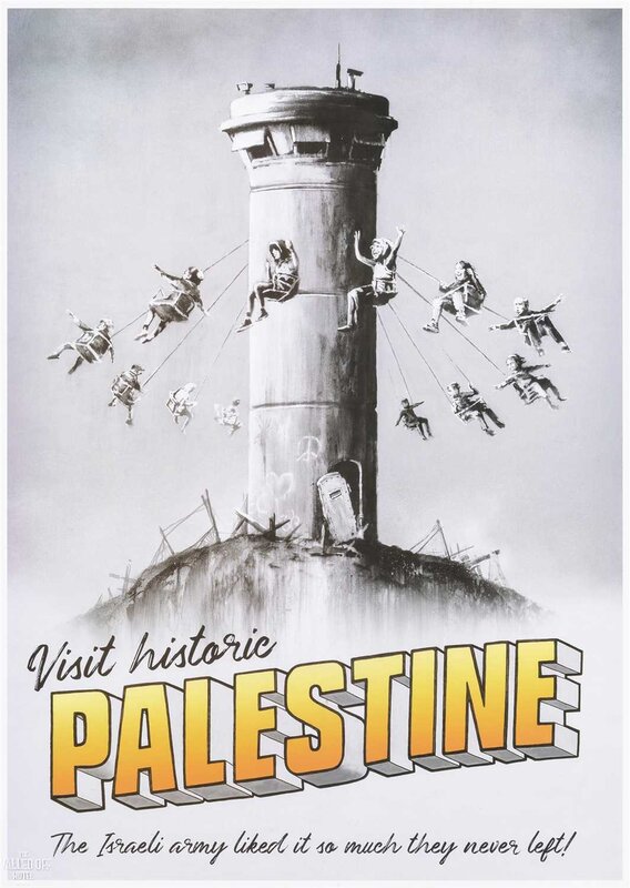 Banksy, ‘Welcome To Palestine’, 2018, Print, Offset lithograph in colours on paper, Tate Ward Auctions
