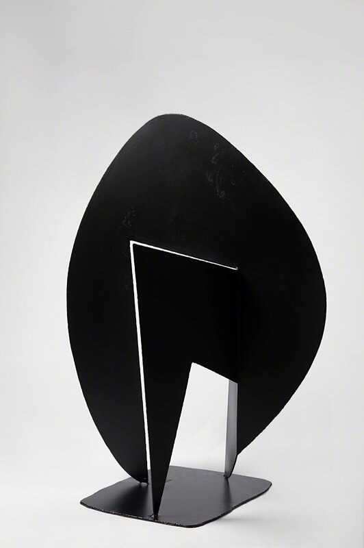 Angelo Bozzola, ‘Funzione di forma concreta’, 1955, Sculpture, Black painted iron, Finarte