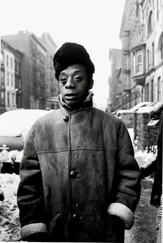 Steve Schapiro, ‘James Baldwin, Harlem, New York’, 1963, Photography, Gelatin silver print, Monroe Gallery of Photography