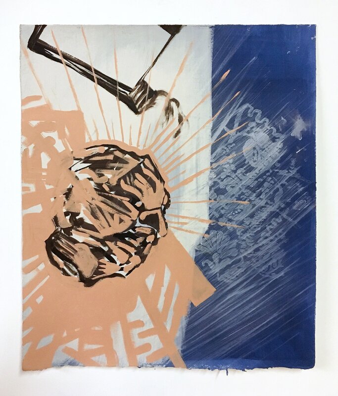 Yaron Michael Hakim, ‘Cuchilla de carnicero’, 2017, Painting, Acrylic on paper, Los Angeles Contemporary Exhibitions (LACE) Benefit Auction