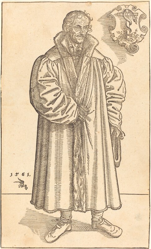 Lucas Cranach the Younger, ‘Philip Melanchthon’, 1561, Print, Woodcut on laid paper, National Gallery of Art, Washington, D.C.