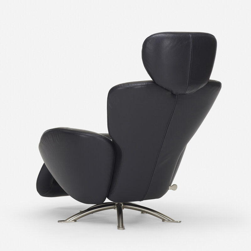 Toshiyuki Kita, ‘Dodo chair, model K10’, 2000, Design/Decorative Art, Leather, matte chrome-plated steel, stainless steel, Rago/Wright/LAMA/Toomey & Co.