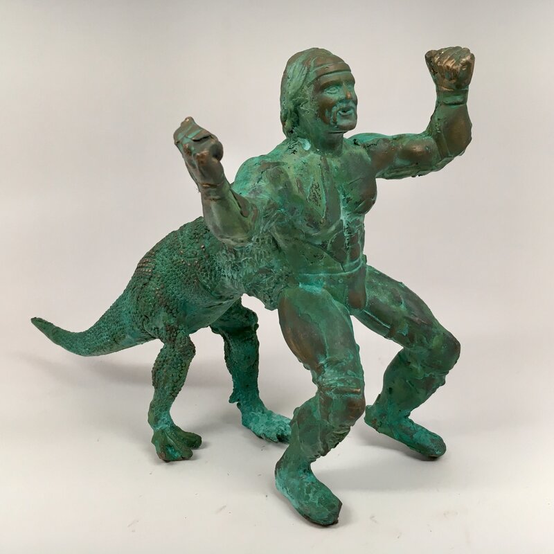 Joshua Goode, ‘Bronze, hand cast, patinead sculpture: 'Hulktaur'’, 2018, Sculpture, Bronze, Ivy Brown Gallery