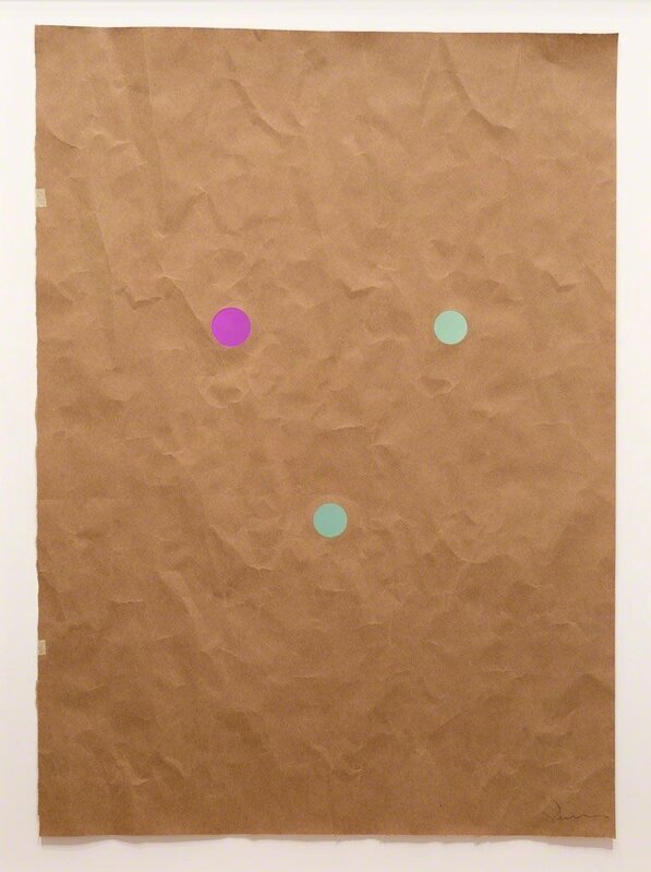 Stephen Dean, ‘Juggler 22’, 2014, Drawing, Collage or other Work on Paper, Kraft paper and dichroic glass, McClain Gallery