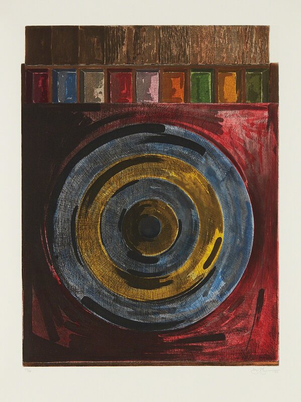 Jasper Johns, ‘Target with Plaster Casts’, 1979-1980, Print, Etching and aquatint in colors, on Rives BFK paper, with full margins, Phillips