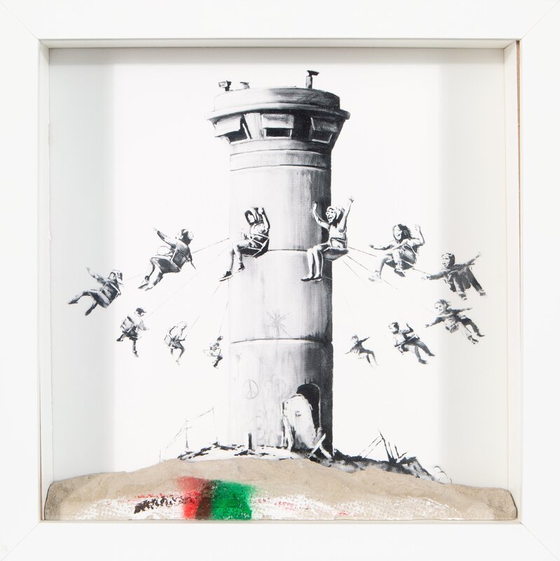Banksy, ‘Walled Off Hotel Box’, 2017, Print, Lithograph with concrete, Heritage Auctions