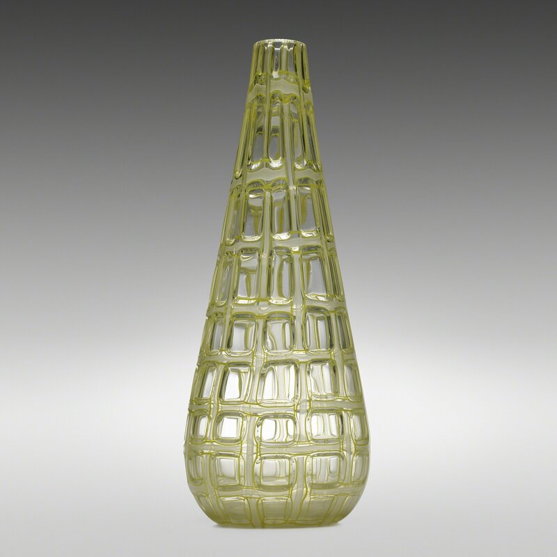 Ercole Barovier, ‘Argo vase’, 1959, Design/Decorative Art, Glass with overlapping canes, Rago/Wright/LAMA
