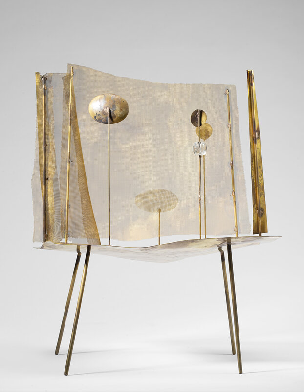 Fausto Melotti, ‘Piccolo Giardino pensile’, 1975, Sculpture, Brass and plastic, Il Ponte