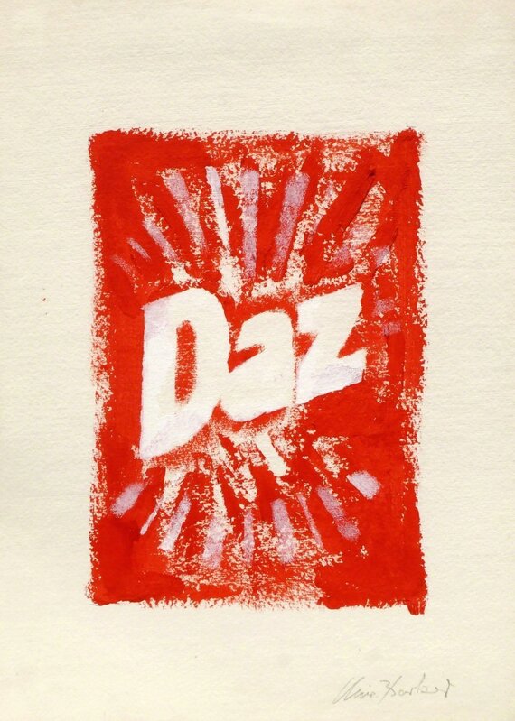 Clive Barker, ‘Daz’, Painting, Acrylic on paper, Roseberys