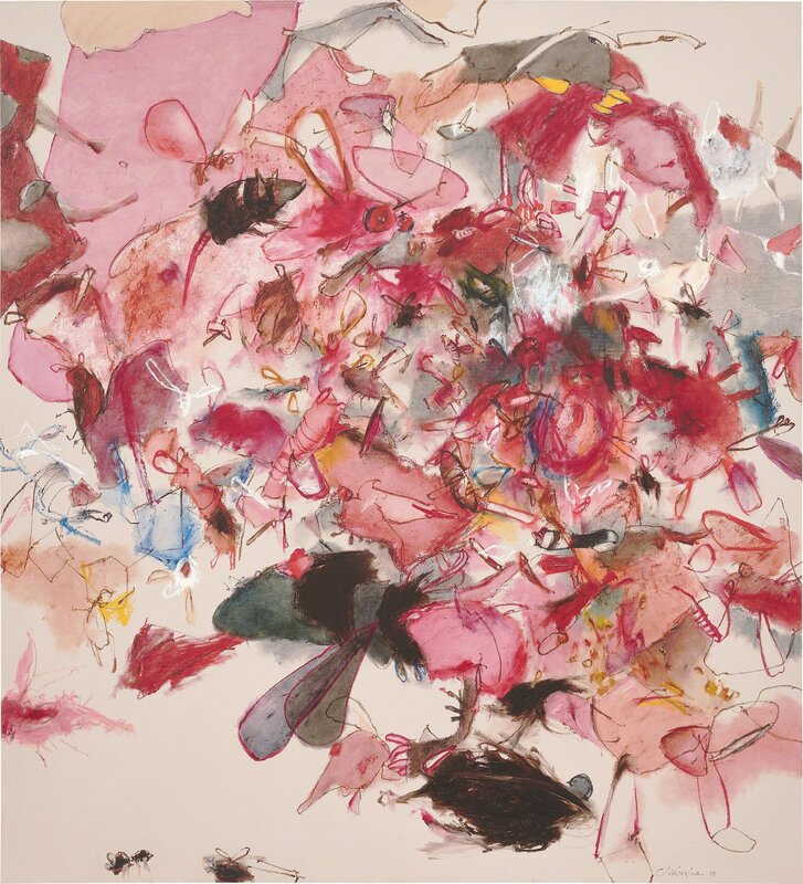Christine Ay Tjoe, ‘Small Flies and Other Wings’, 2013, Painting, Oil on canvas, Phillips