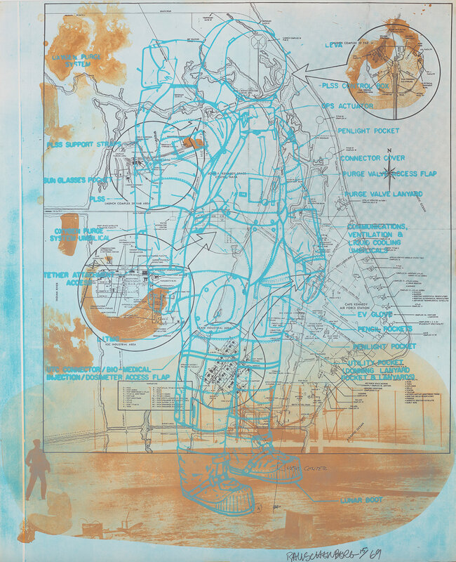 Robert Rauschenberg, ‘Trust Zone, from Stoned Moon Series’, 1969, Print, Lithograph in colours, on Rives Special paper, the full sheet., Phillips
