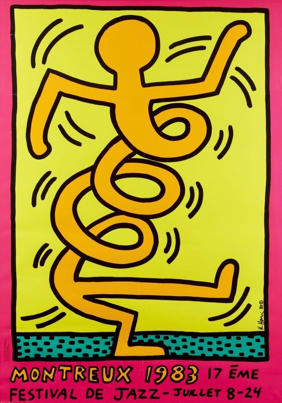 Keith Haring, ‘Montreux Jazz Festival Posters’, 1983, Print, Screenprints in colours on wove, Roseberys