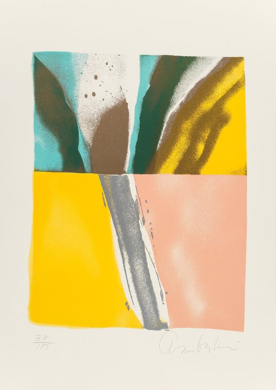 John Chamberlain, ‘Untitled, from Flashback’, 1979, Print, Screenprint in colors on Arches paper, Heritage Auctions