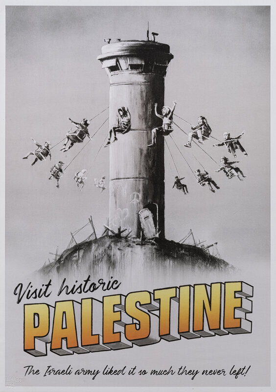 Banksy, ‘Visit Historic Palestine’, 2018, Ephemera or Merchandise, Offset lithograph in colours on paper, Tate Ward Auctions