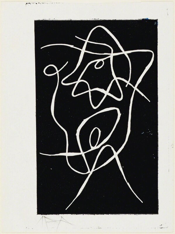 Jean Arp, ‘3 sheets: Composition From: Anthologie V’, 1958-1919, Print, Woodcut, Koller Auctions
