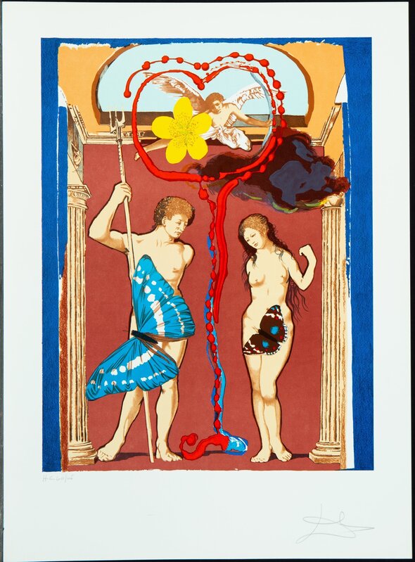 Salvador Dalí, ‘Le Judgement, from Triumphe de l'amour’, 1978, Print, Lithograph in colors on Arches paper, Heritage Auctions