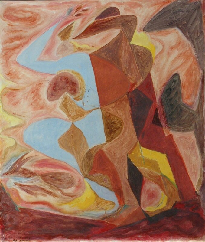 André Masson, ‘Femme surprise’, 1932, Painting, Oil on canvas, DIE GALERIE