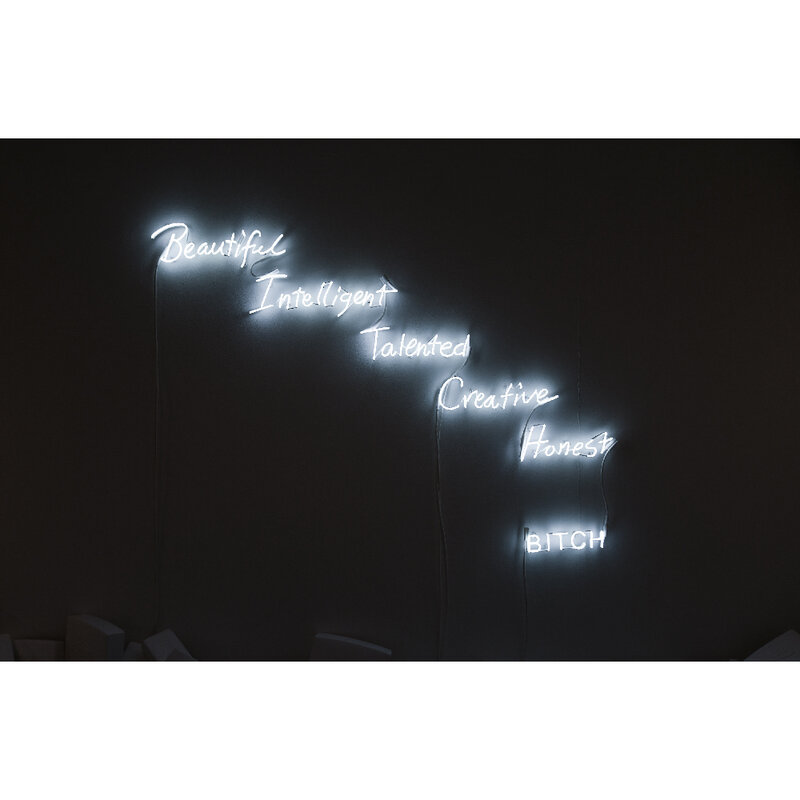 Rachel Lee Hovnanian, ‘BITCH’, 2018, Sculpture, Neon, electrical cord, Leila Heller Gallery