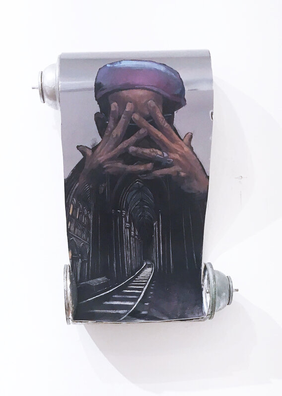 Distort, ‘Phase 2’, 2020, Sculpture, Enamel and etching on spray can, Deep Space Gallery