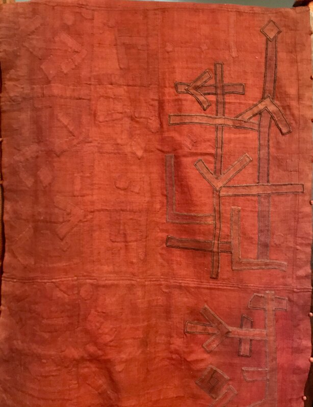 Kuba culture, Zaire, ‘Dignitary's Skirt’, 20th century, Textile Arts, Dyed textile, LongHouse Reserve Benefit Auction