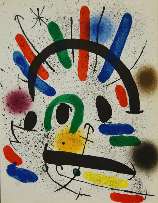 Joan Miró, ‘Litografia Original II’, 1972, Reproduction, Lithograph on paper, Baterbys