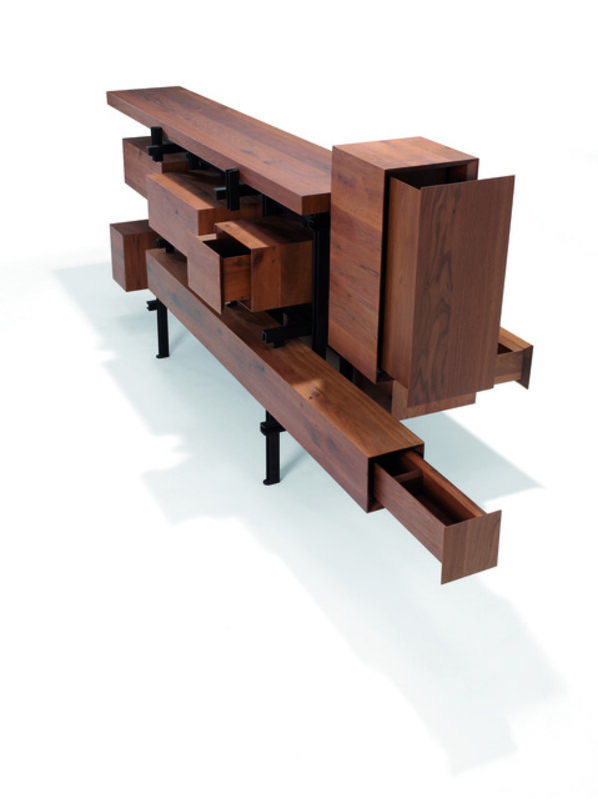 Roderick Vos, ‘Montigny’, 2013, Design/Decorative Art, Smoked oak wood, powder-coated steel, Priveekollektie Contemporary Art | Design 