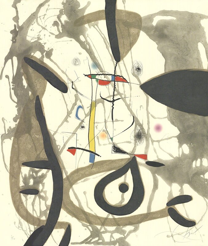 Joan Miró, ‘The Pine Tree of Formentor (Plate 2)’, 1976, Print, Etching, ArtWise