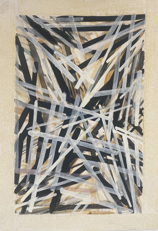 Charles Arnoldi, ‘Untitled’, 1986, Painting, Gouache on paper, Rothko Chapel Benefit Auction