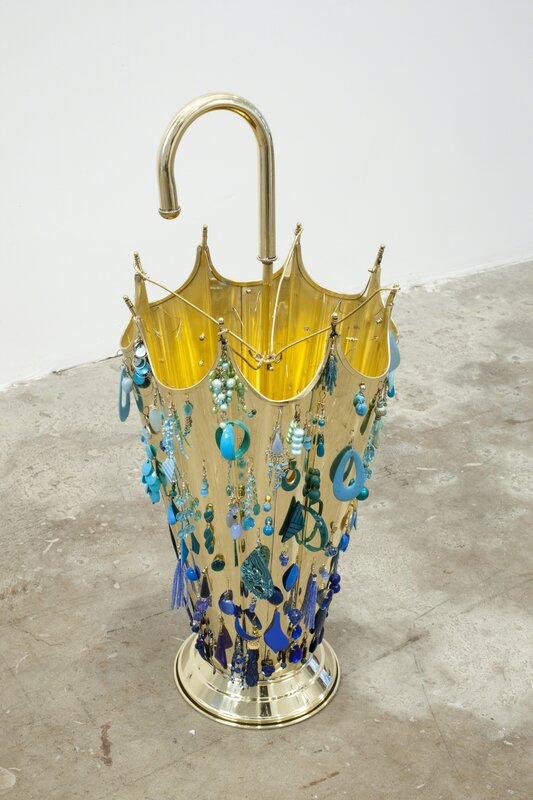 Ry Rocklen, ‘The Queen’s Reign’, 2011, Sculpture, Found umbrella stand, earrings, Hammer Museum 