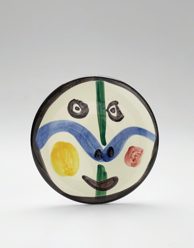 Pablo Picasso, ‘Visage no. 0 (Face no. 0)’, 1963, Design/Decorative Art, White earthenware plate, painted in colours with brushed glaze., Phillips
