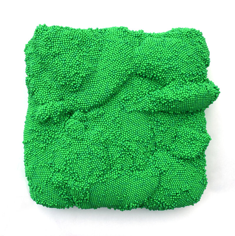 Erin Vincent, ‘Green Shift’, 2020, Sculpture, Pins, foam and acrylic on board, Muriel Guépin Gallery