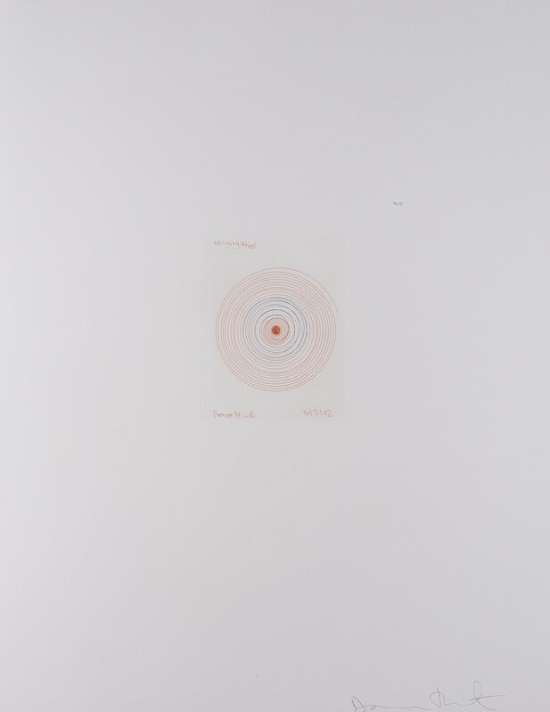 Damien Hirst, ‘Spinning Wheel (from In a Spin, The Action of the World on Things I)’, 2002, Print, Etching printed in colours, Forum Auctions