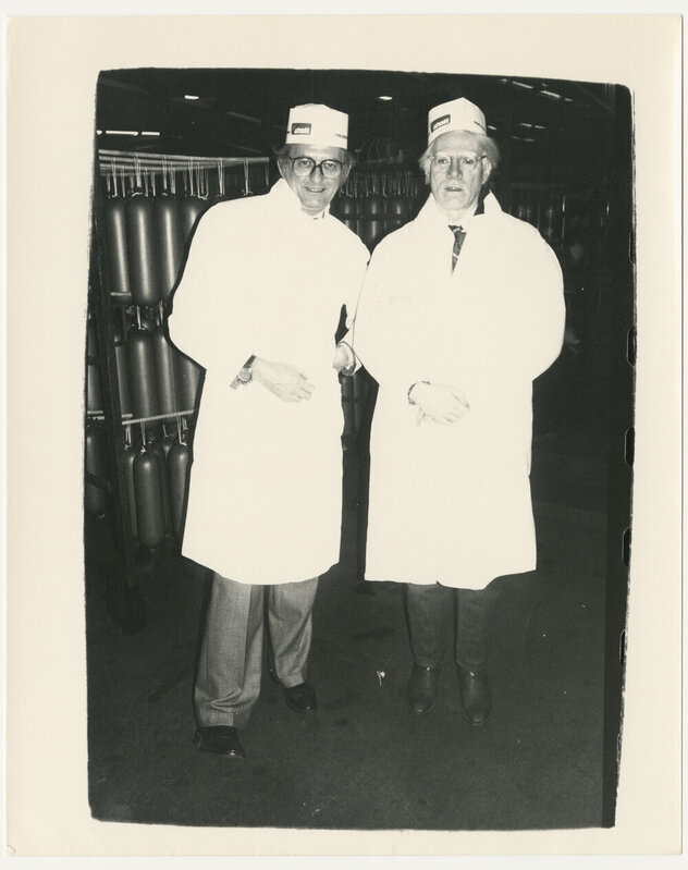 Andy Warhol, ‘Andy Warhol and Unidentified Factory Manager, Germany’, 2nd half of the 20th century, Photography, Unique gelatin silver print, Hedges Projects