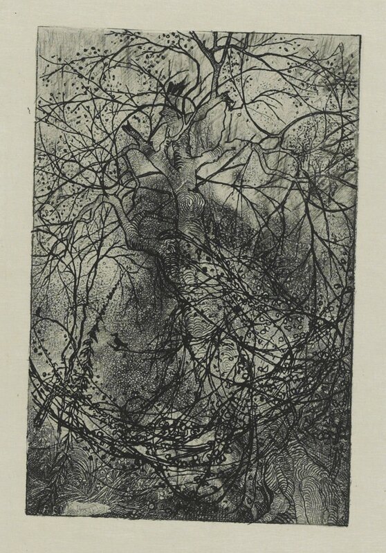 Rudolphe Bresdin, ‘Branchages’, circa 1880, Print, Etching on cream simili-Japan paper, Christie's