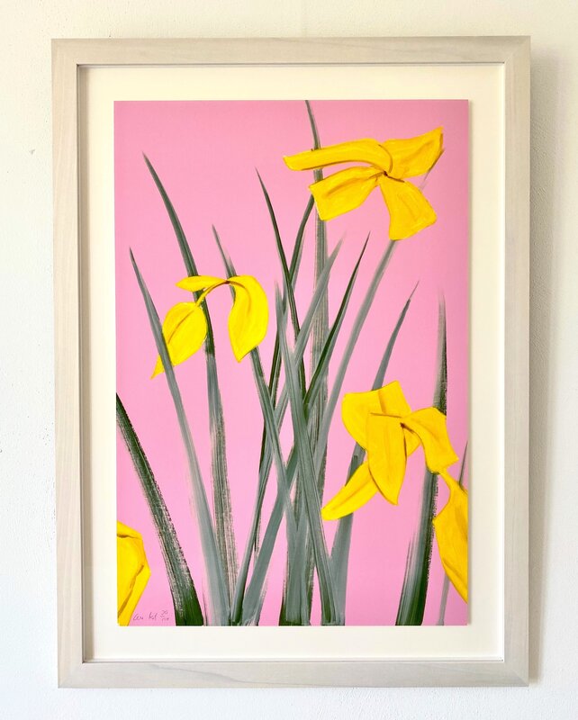 Alex Katz, ‘Yellow Flags 3’, 2020, Print, Archival pigment inks on Crane Museo Max 365 gsm fine art paper, Van der Vorst- Art