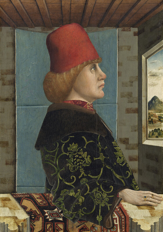 ‘Portrait of a Man’, ca. 1490/1500, Painting, Oil on panel, National Gallery of Art, Washington, D.C.