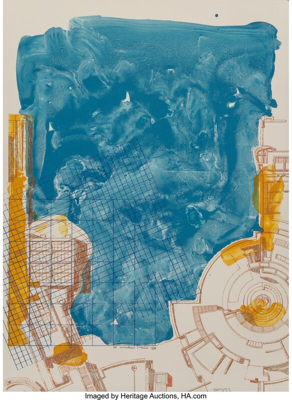 Richard Meier, ‘Untitled’, 1998, Print, Lithograph in colors on wove paper, Heritage Auctions