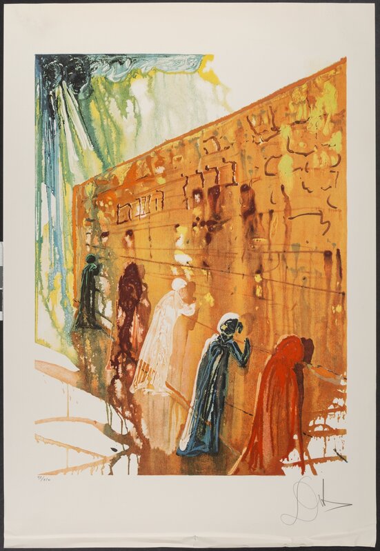 Salvador Dalí, ‘Mur des Lamentations’, 1978, Print, Lithograph in colors with embossment on Arches paper, Heritage Auctions