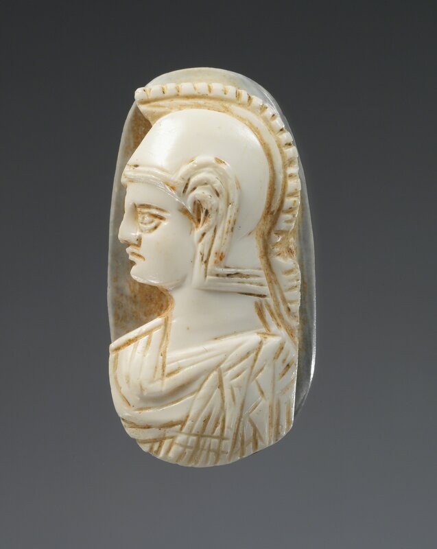 ‘Cameo gem’,  3rd -4th century, Sardonyx, J. Paul Getty Museum