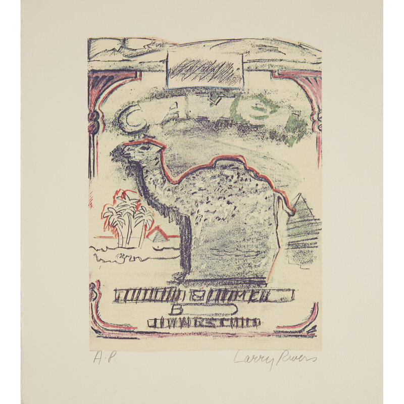 Larry Rivers, ‘Camel’, 1980, Print, Color offset lithograph on wove paper, Freeman's