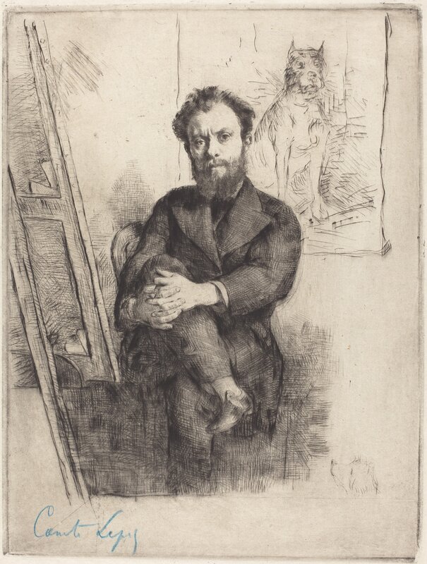 Marcellin-Gilbert Desboutin, ‘Comte Lepic’, 1876, Print, Etching and drypoint, National Gallery of Art, Washington, D.C.