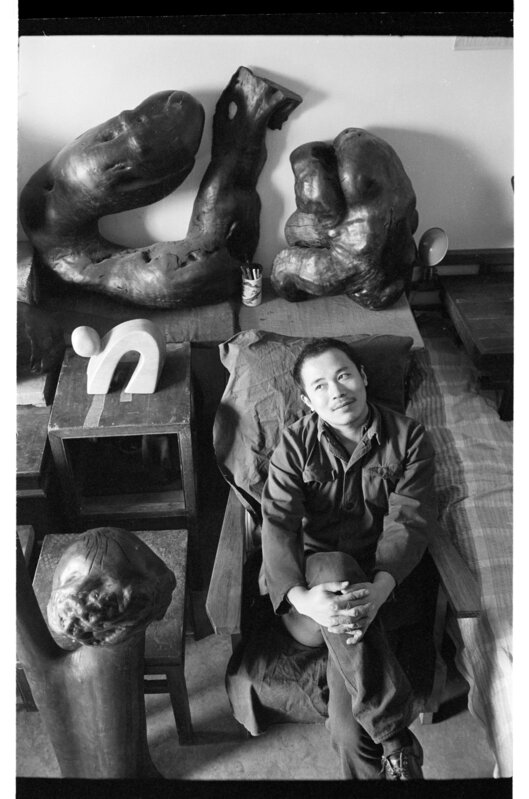 Liu Heung Shing 刘香成, ‘Artist Wang Keping At Home Studio’, 1978, Photography, 10 Chancery Lane Gallery