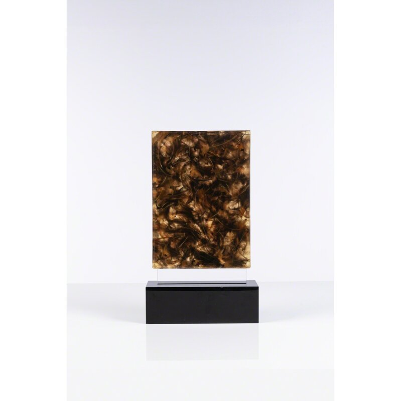 Arman, ‘Accumulation de plumes’, 1967, Sculpture, Accumulation of feathers embedded in resin, PIASA
